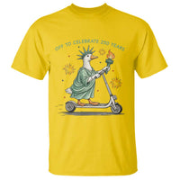 Funny Goose Statue Of Liberty T Shirt Off To Celebrate 250 Year