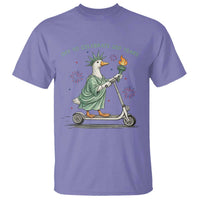 Funny Goose Statue Of Liberty T Shirt Off To Celebrate 250 Year