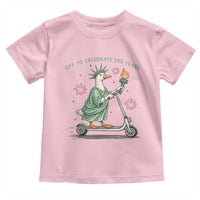 Funny Goose Statue Of Liberty Toddler T Shirt Off To Celebrate 250 Year