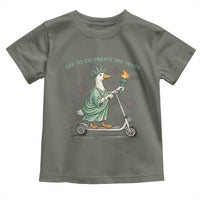 Funny Goose Statue Of Liberty Toddler T Shirt Off To Celebrate 250 Year