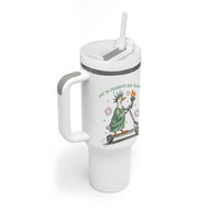 Funny Goose Statue Of Liberty Tumbler With Handle Off To Celebrate 250 Year