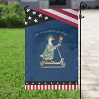 Funny Goose Statue Of Liberty Garden Flag Off To Celebrate 250 Year