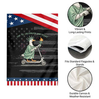 Funny Goose Statue Of Liberty Garden Flag Off To Celebrate 250 Year