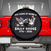 Funny Patriotic Goose Spare Tire Cover 250 Years Of Being A Silly Goose
