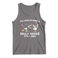 Funny Patriotic Goose Tank Top 250 Years Of Being A Silly Goose