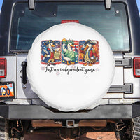 Just An Independent Goose Spare Tire Cover Funny Patriotic Goose
