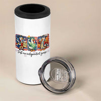Just An Independent Goose 4 in 1 Can Cooler Tumbler Funny Patriotic Goose