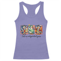 Just An Independent Goose Racerback Tank Top Funny Patriotic Goose