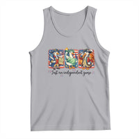 Just An Independent Goose Tank Top Funny Patriotic Goose
