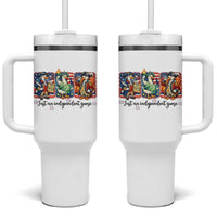 Just An Independent Goose Tumbler With Handle Funny Patriotic Goose