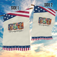 Just An Independent Goose Garden Flag Funny Patriotic Goose