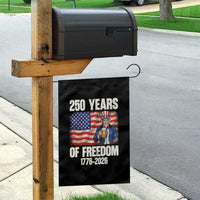 250 Years Of Freedom Garden Flag Patriotic Uncle Sam
