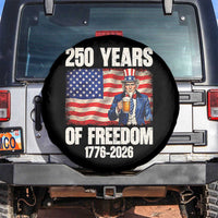250 Years Of Freedom Spare Tire Cover Patriotic Uncle Sam