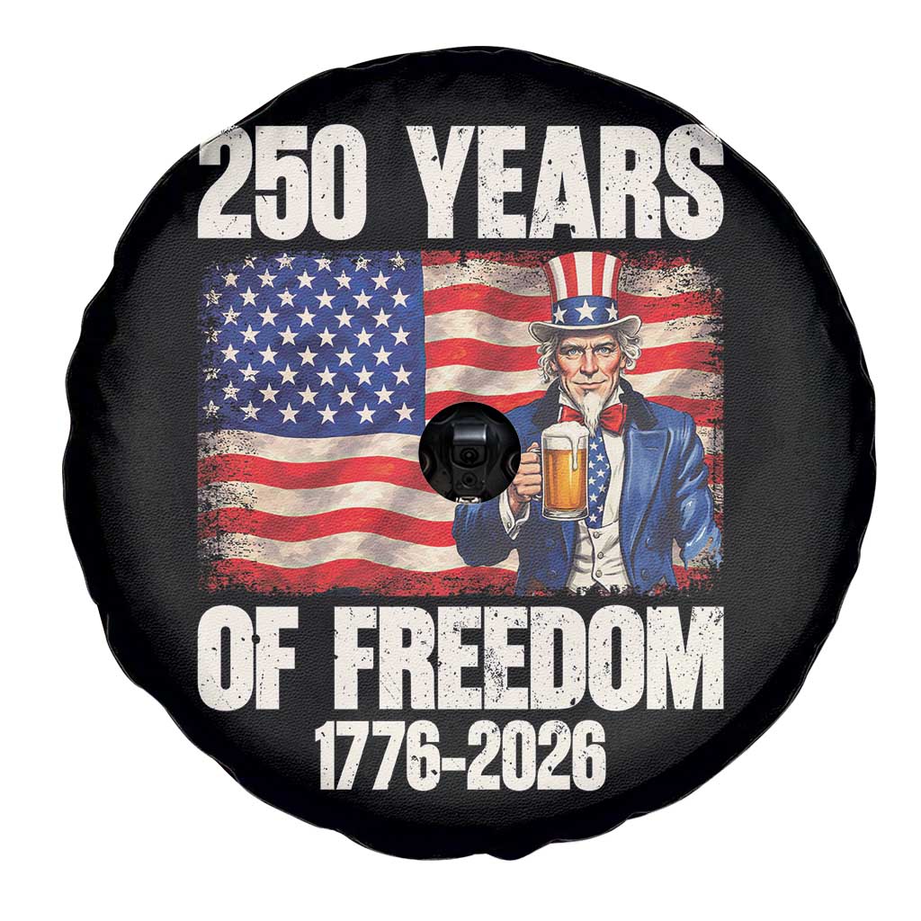 250 Years Of Freedom Spare Tire Cover Patriotic Uncle Sam