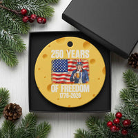 250 Years Of Freedom Ceramic Ornament Patriotic Uncle Sam