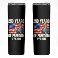 250 Years Of Freedom Skinny Tumbler Patriotic Uncle Sam