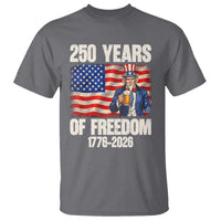 250 Years Of Freedom T Shirt Patriotic Uncle Sam