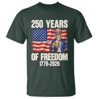 250 Years Of Freedom T Shirt Patriotic Uncle Sam