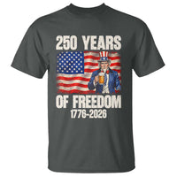 250 Years Of Freedom T Shirt Patriotic Uncle Sam