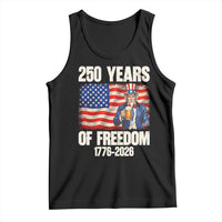 250 Years Of Freedom Tank Top Patriotic Uncle Sam