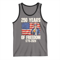 250 Years Of Freedom Tank Top Patriotic Uncle Sam