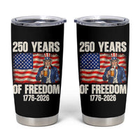 250 Years Of Freedom Tumbler Cup Patriotic Uncle Sam