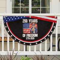 250 Years Of Freedom Patriotic Fan Flag Uncle Sam American
