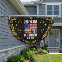 250 Years Of Freedom Patriotic Fan Flag Uncle Sam American