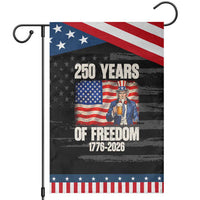 250 Years Of Freedom Garden Flag Patriotic Uncle Sam