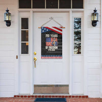 250 Years Of Freedom Garden Flag Patriotic Uncle Sam