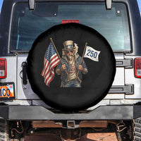 Patriotic Uncle Sam Celebrating 250 Years America Spare Tire Cover