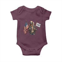 Patriotic Uncle Sam Celebrating 250 Years America Baby Onesie