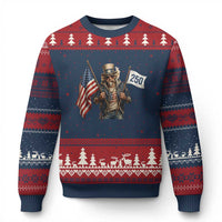 Patriotic Uncle Sam Celebrating 250 Years America Ugly Christmas Sweater