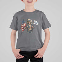 Patriotic Uncle Sam Celebrating 250 Years America T Shirt For Kid