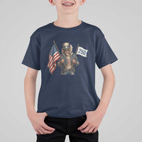 Patriotic Uncle Sam Celebrating 250 Years America T Shirt For Kid
