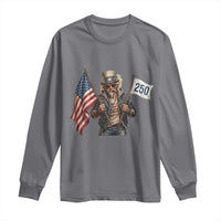 Patriotic Uncle Sam Celebrating 250 Years America Long Sleeve Shirt