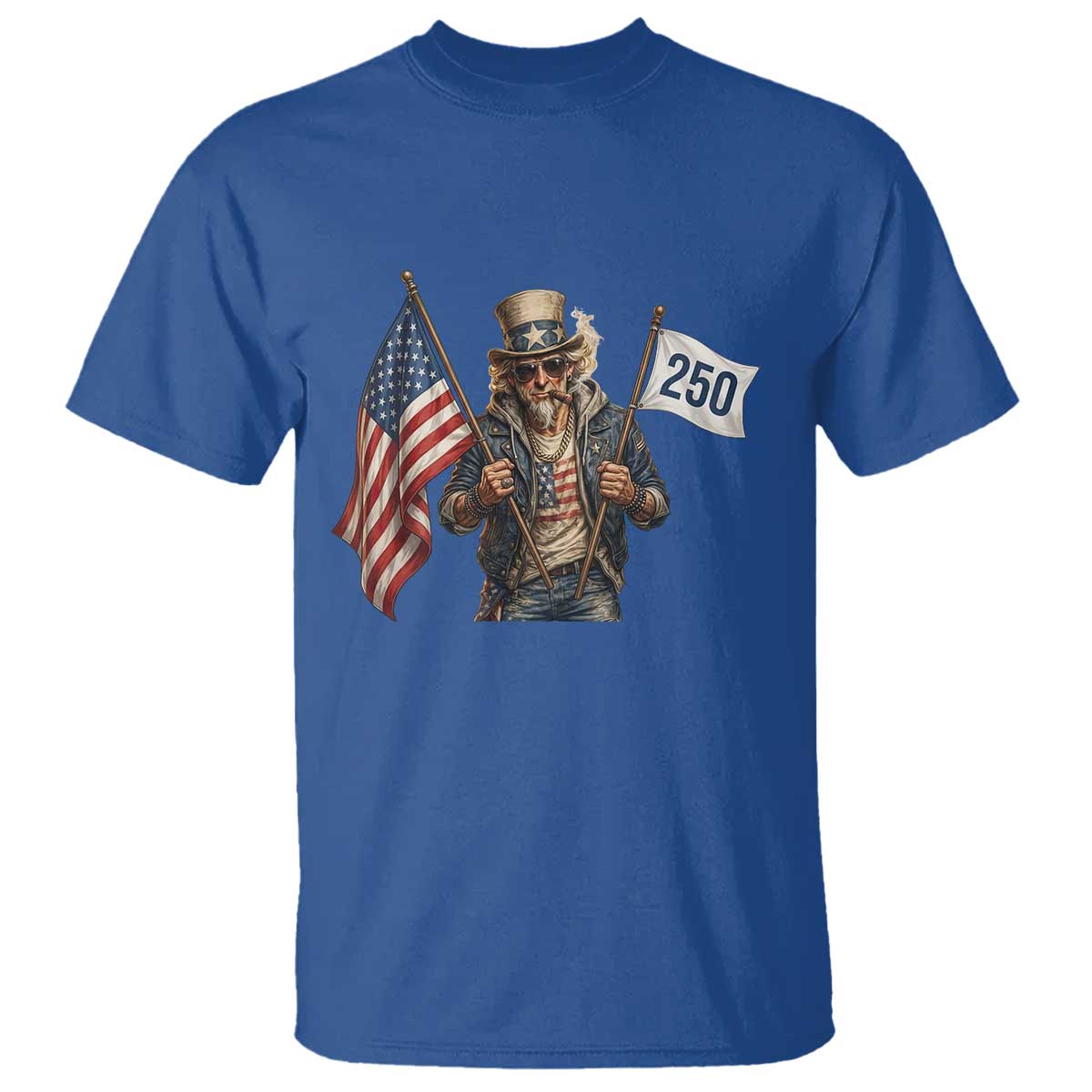 Patriotic Uncle Sam Celebrating 250 Years America T Shirt