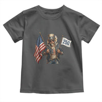 Patriotic Uncle Sam Celebrating 250 Years America Toddler T Shirt