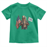 Patriotic Uncle Sam Celebrating 250 Years America Toddler T Shirt