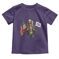 Patriotic Uncle Sam Celebrating 250 Years America Toddler T Shirt