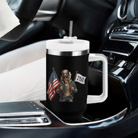 Patriotic Uncle Sam Celebrating 250 Years America Tumbler With Handle