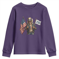 Patriotic Uncle Sam Celebrating 250 Years America Youth Sweatshirt