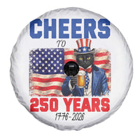 Vintage Cat Uncle Sam Spare Tire Cover Cheers To 250 Years