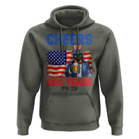 Vintage Cat Uncle Sam Hoodie Cheers To 250 Years