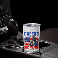 Vintage Cat Uncle Sam Tumbler Cup Cheers To 250 Years