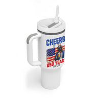 Vintage Cat Uncle Sam Tumbler With Handle Cheers To 250 Years