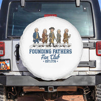 Funny Founding Fathers Fan Club Spare Tire Cover Patriotic American History