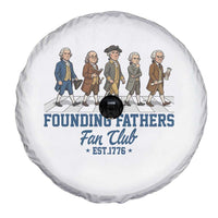 Funny Founding Fathers Fan Club Spare Tire Cover Patriotic American History