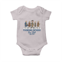 Funny Founding Fathers Fan Club Baby Onesie Patriotic American History