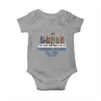 Funny Founding Fathers Fan Club Baby Onesie Patriotic American History